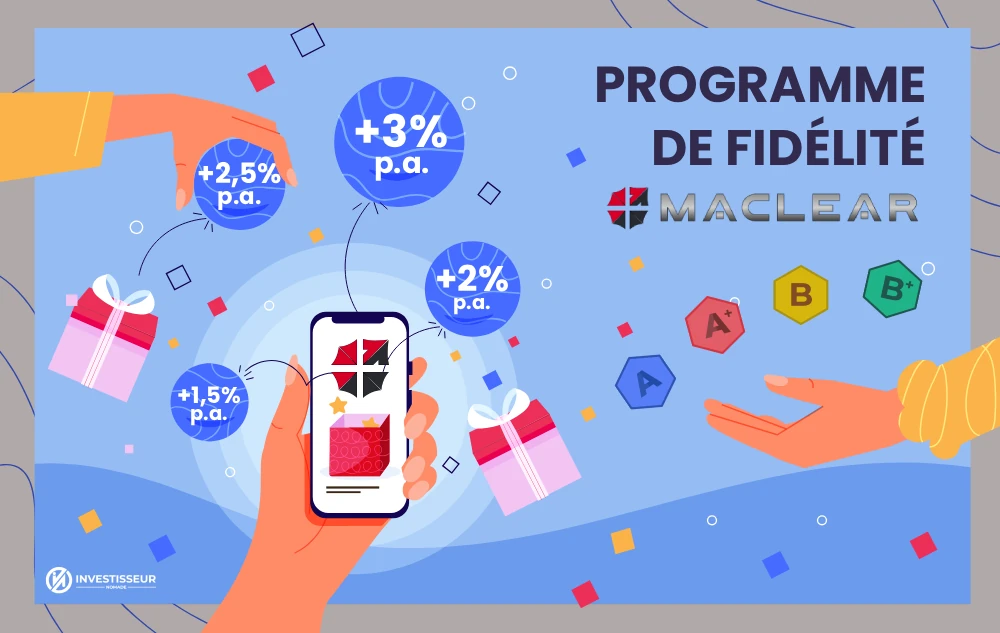 Illustration pour le programme de fidélité de Maclear sur le blog