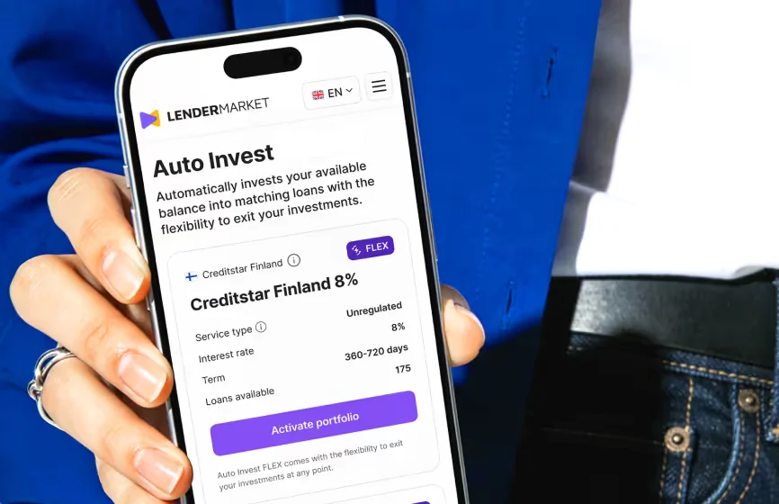 Illustration pour la fonction Auto-invest de Lendermarket sur le blog